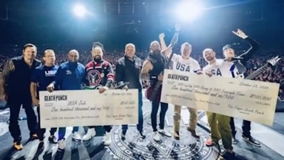 Five Finger Death Punch a donat 200.000 de dolari pentru sportivii din Team USA