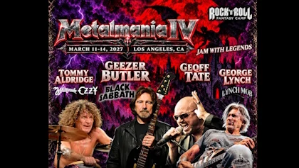 Geezer Butler, Geoff Tate, George Lynch și Tommy Aldridge la Rock 'N' Roll Fantasy Camp