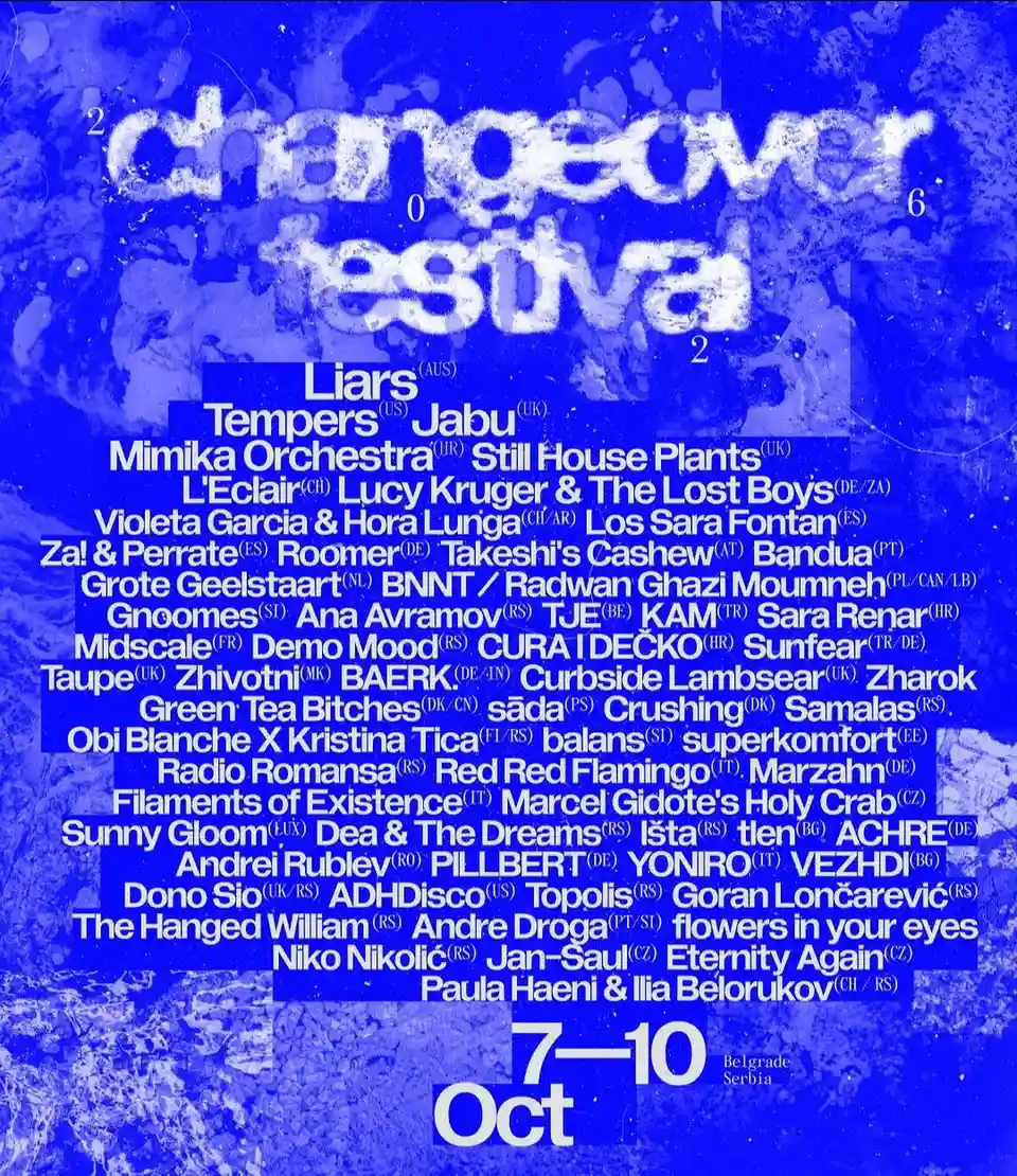 Festivalul Changeover 2026 anunță peste 30 de artiști noi în line-up