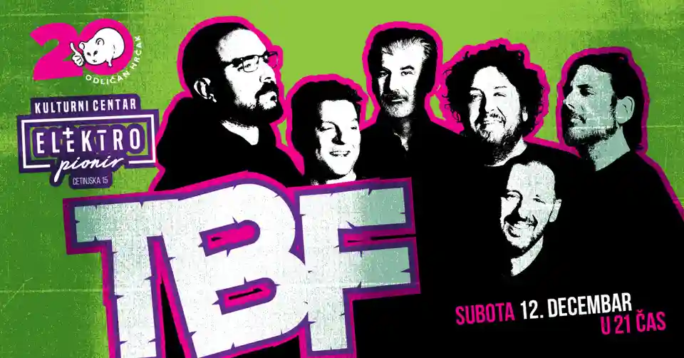 TBF va susține două concerte în clubul Elektropionir din Belgrad