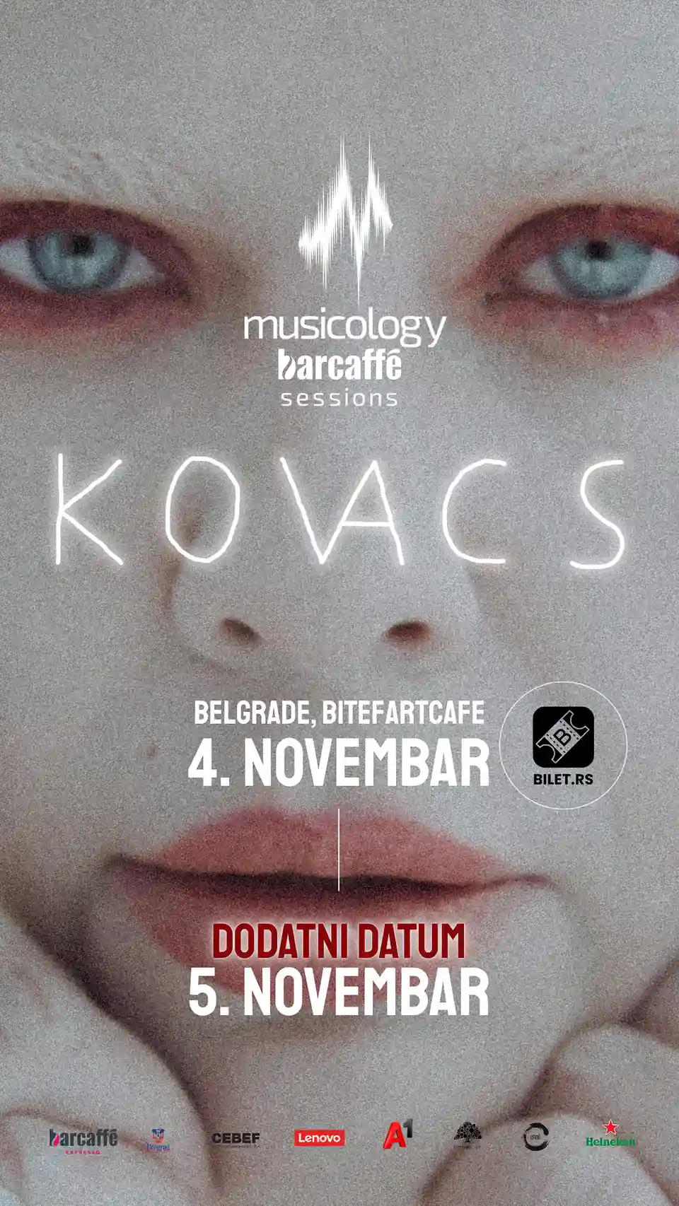 Sharon Kovacs susține două concerte în clubul BitefArtCafe din Belgrad