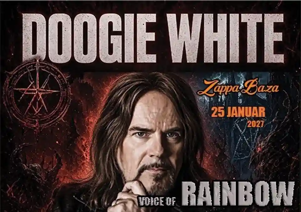 Doogie White va concerta în clubul Zappa Baza din Belgrad pe 25 ianuarie 2027