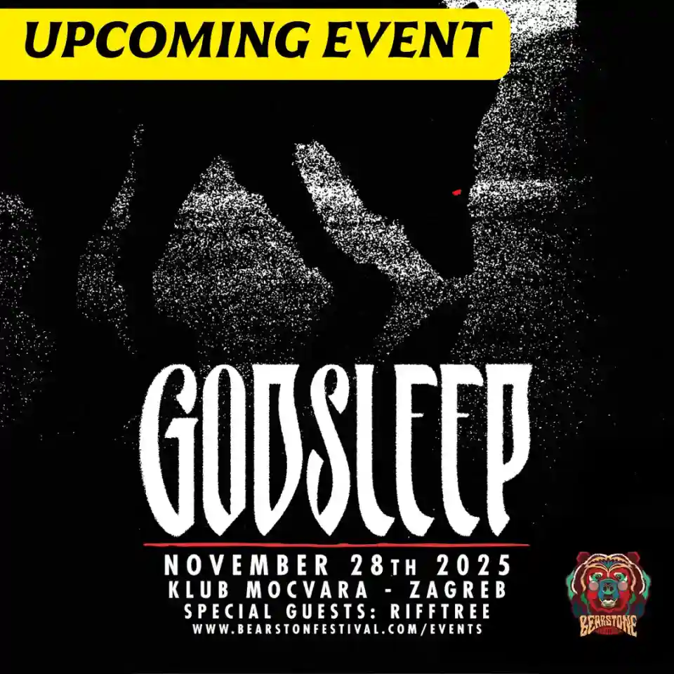 Godsleep și Rifftree concertează pe 28 noiembrie la Club Močvara din Zagreb