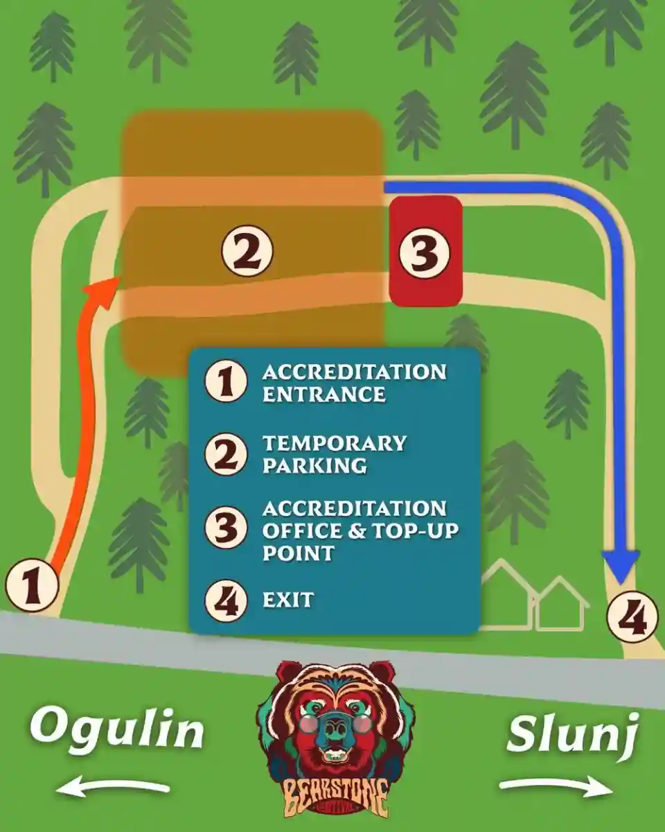 Informații despre sosire și acreditare la Bear Stone Festival 2026