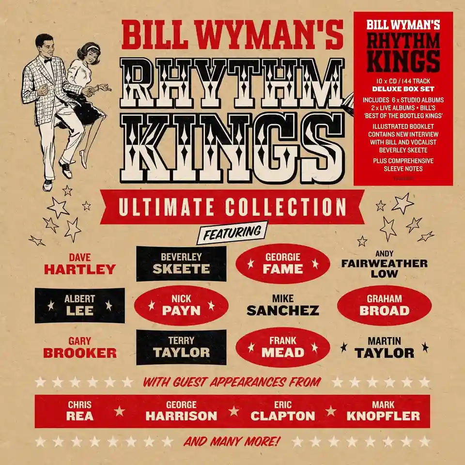 Bill Wyman’s Rhythm Kings lansează setul aniversar „Ultimate Collection”