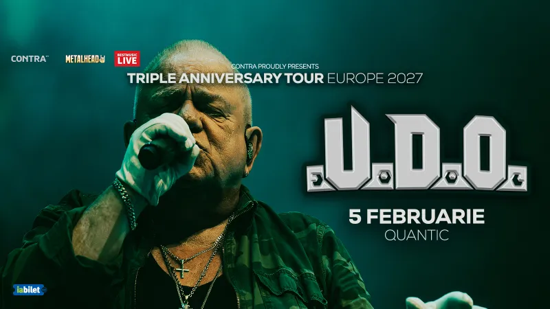 U.D.O. revine la București în 2027 pentru turneul Triple Anniversary