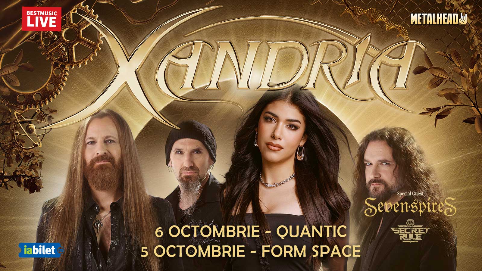 Xandria concertează la Cluj-Napoca și București în octombrie