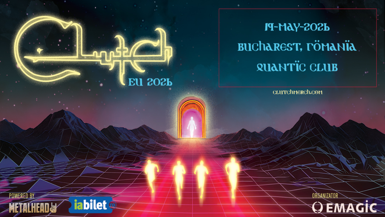 CLUTCH concertează la Quantic în mai 2026