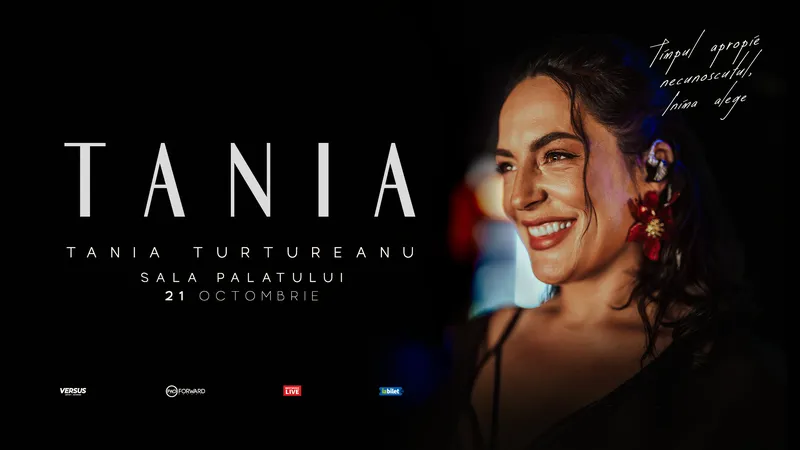Concert Tania Turtureanu la Sala Palatului pe 21 octombrie