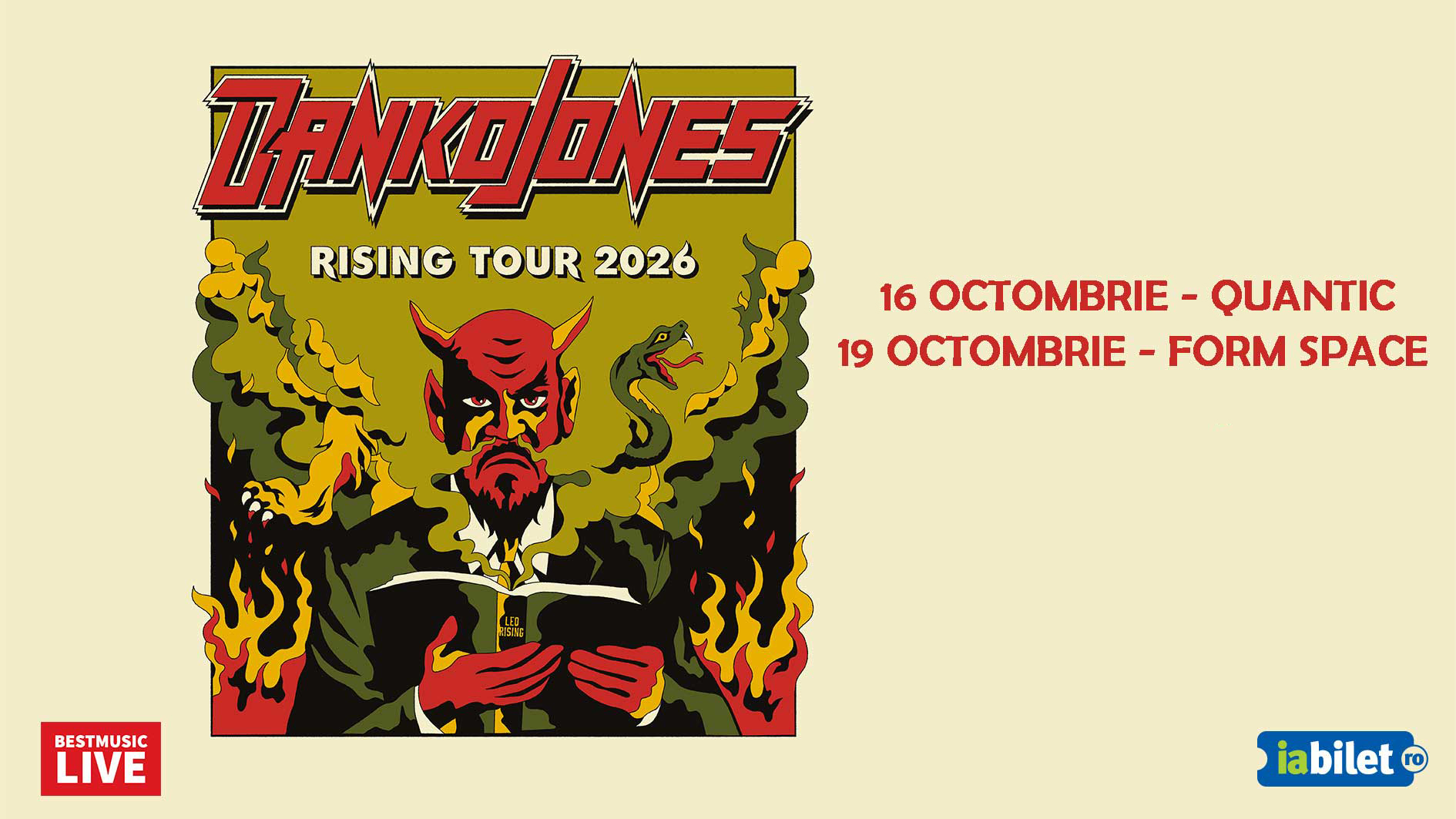 Danko Jones concertează la București și Cluj-Napoca: program și detalii de acces