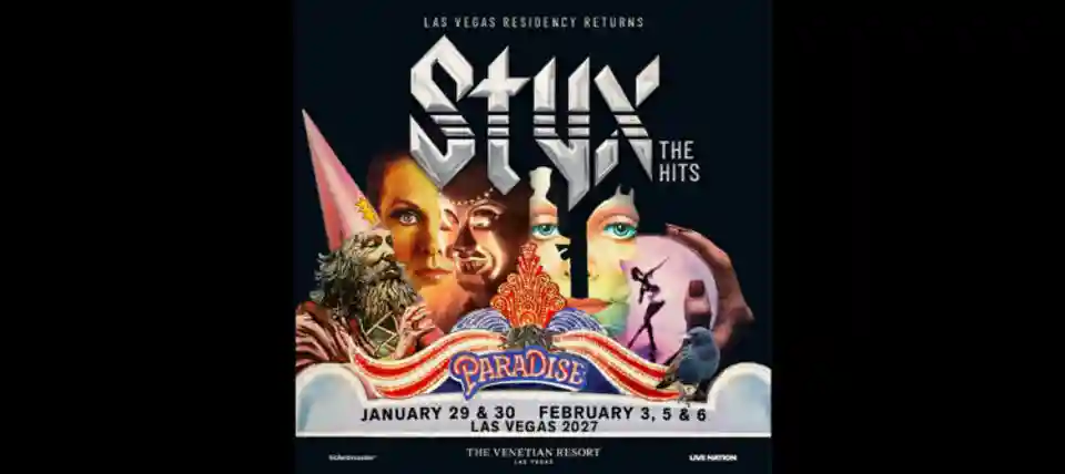 Styx revine la The Venetian Resort din Las Vegas în 2027