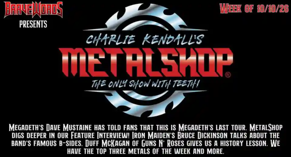 Dave Mustaine de la Megadeth este invitatul emisiunii radio Metalshop