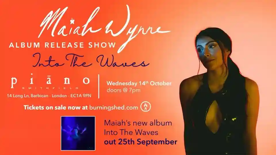 Maiah Wynne lansează albumul „Into the Waves”