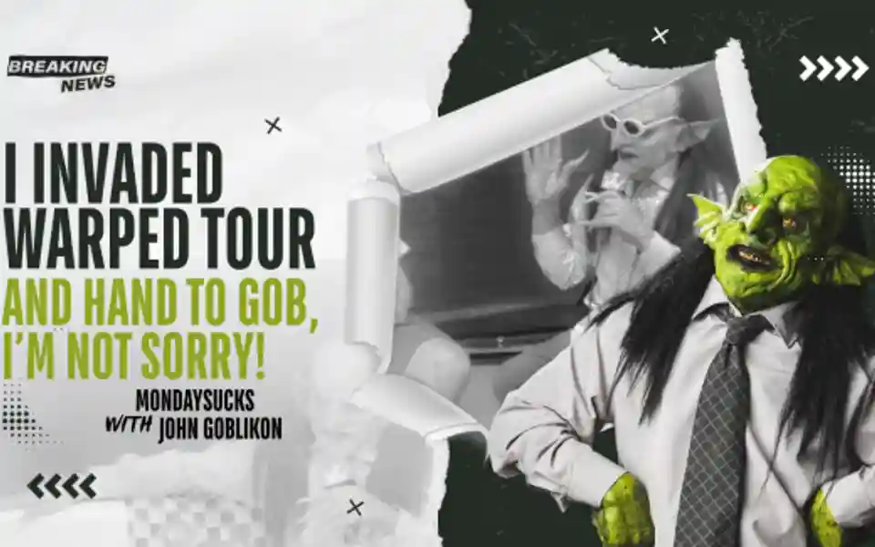 John Goblikon și experiențele sale la festivalul Vans Warped Tour