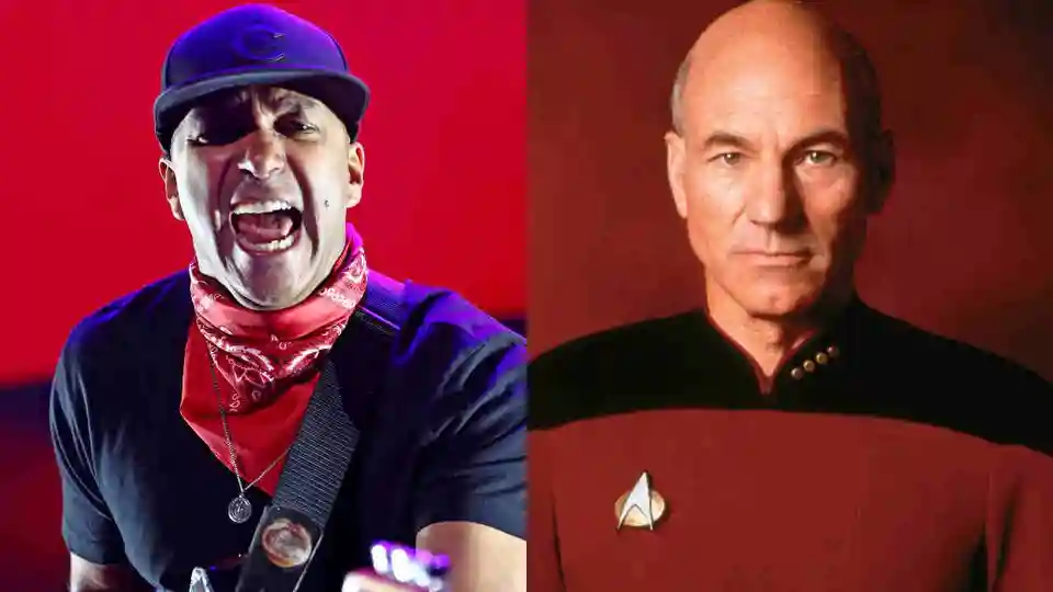 Tom Morello aduce un omagiu actorului Sir Patrick Stewart