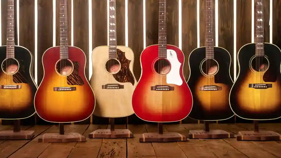 Gibson echipează patru modele noi de chitare acustice cu sistemul de preluare Baggs