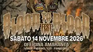 Cea de-a șaptea ediție a Blood To Blood Festival are loc în noiembrie 2026