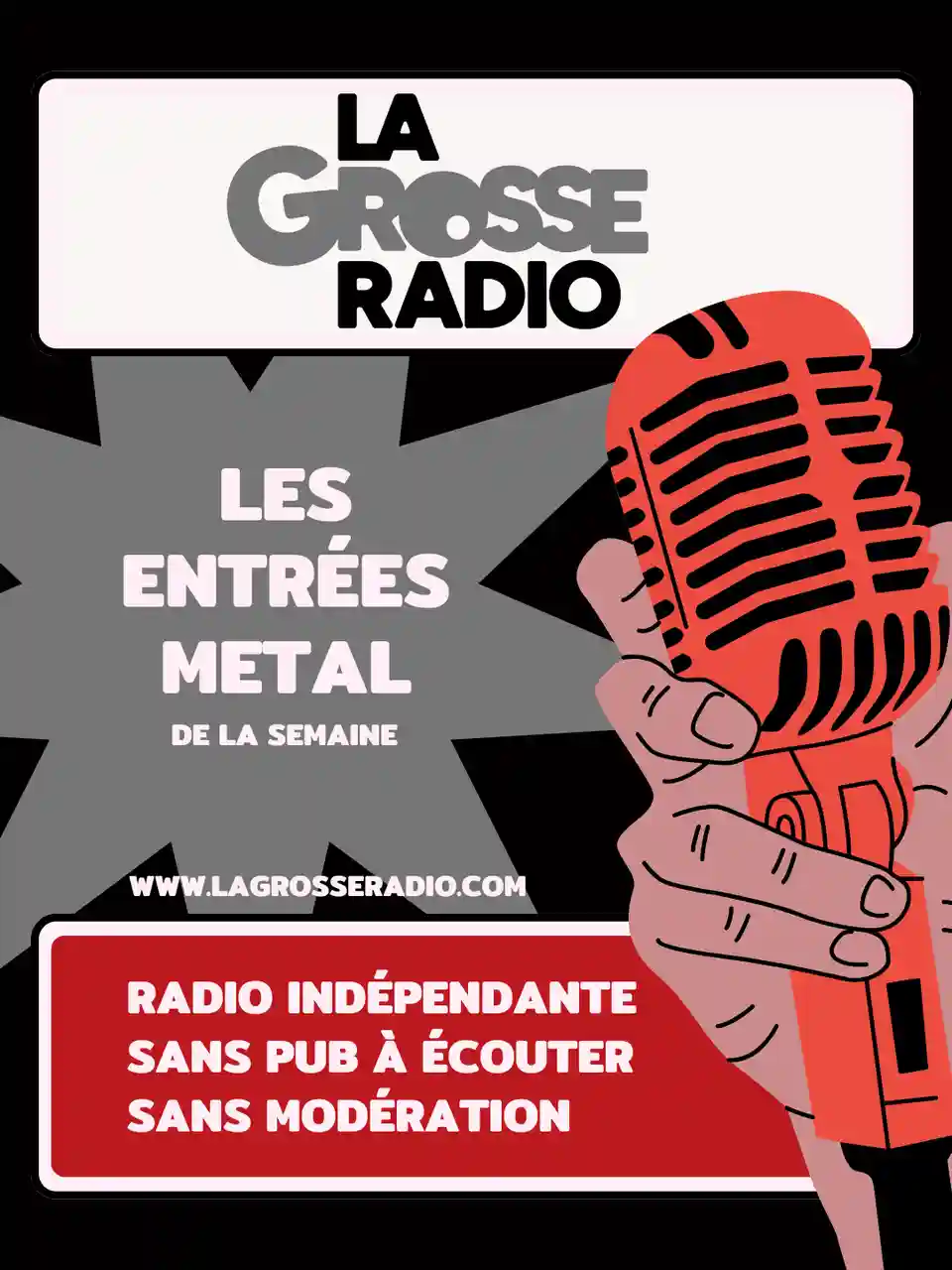 Noi piese adăugate în rotația postului La Grosse Radio Metal