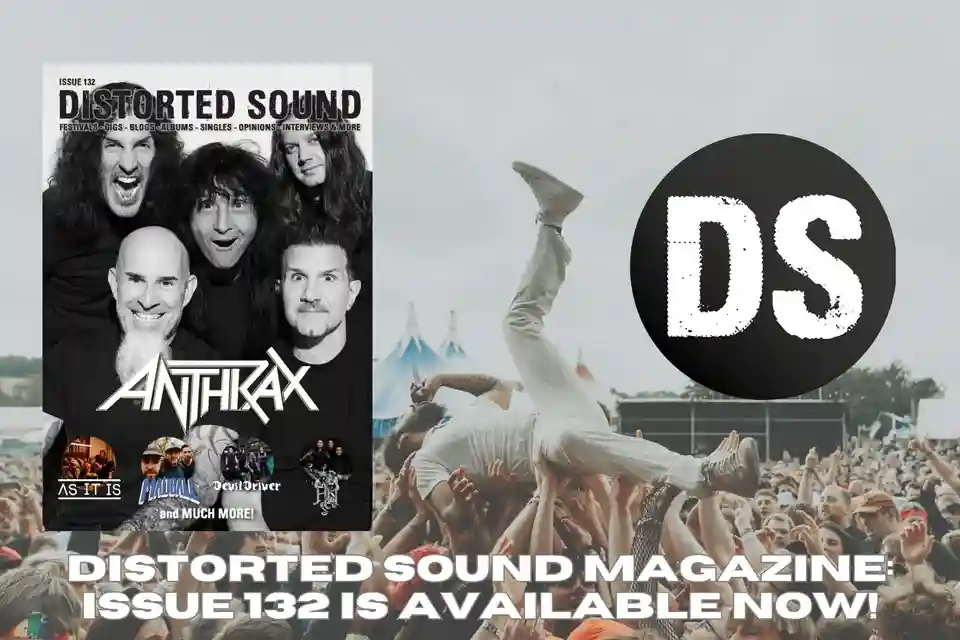 ANTHRAX pe coperta numărului 132 al revistei Distorted Sound