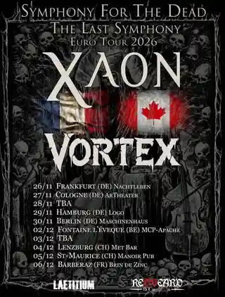 Trupa Vortex anunță turneul european „Symphony For The Dead” alături de Xaon