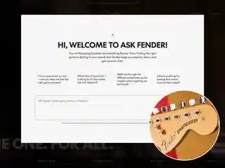 Fender lansează un nou site web ce include un asistent virtual bazat pe inteligență