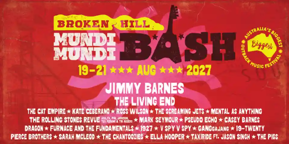 Mundi Mundi Bash 2027 a anunțat line-up-ul complet al ediției de anul viitor