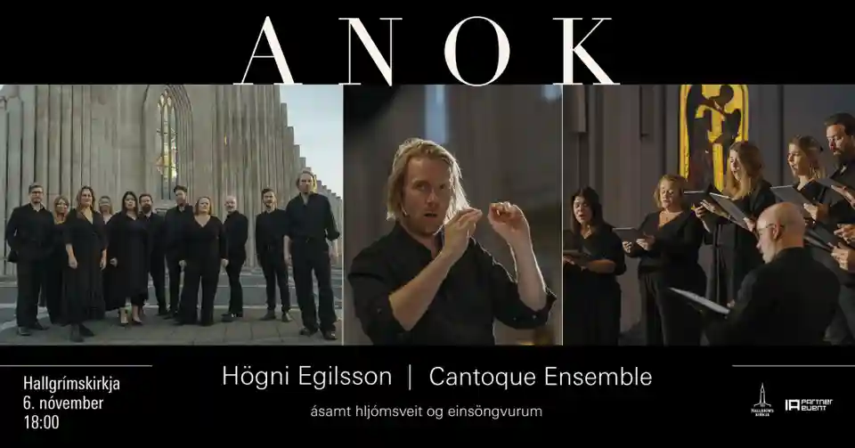 Högni Egilsson prezintă compoziția ANOK pentru Cantoque Ensemble în Reykjavik