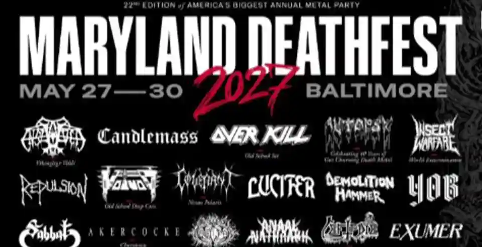 Overkill va susține un concert old school la Maryland Deathfest 2027