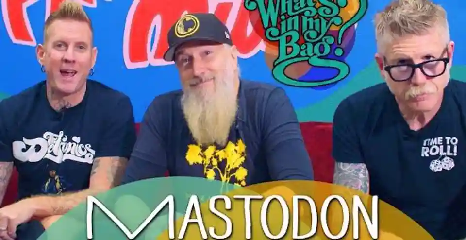 Mastodon în noua ediție „What's In My Bag?” de la Amoeba Music
