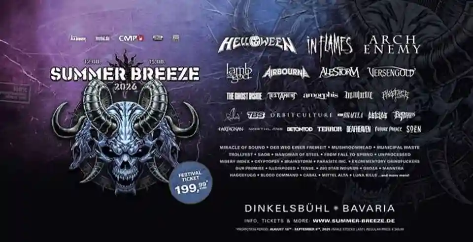 Înregistrări video noi de la festivalul Summer Breeze cu Arch Enemy și alții