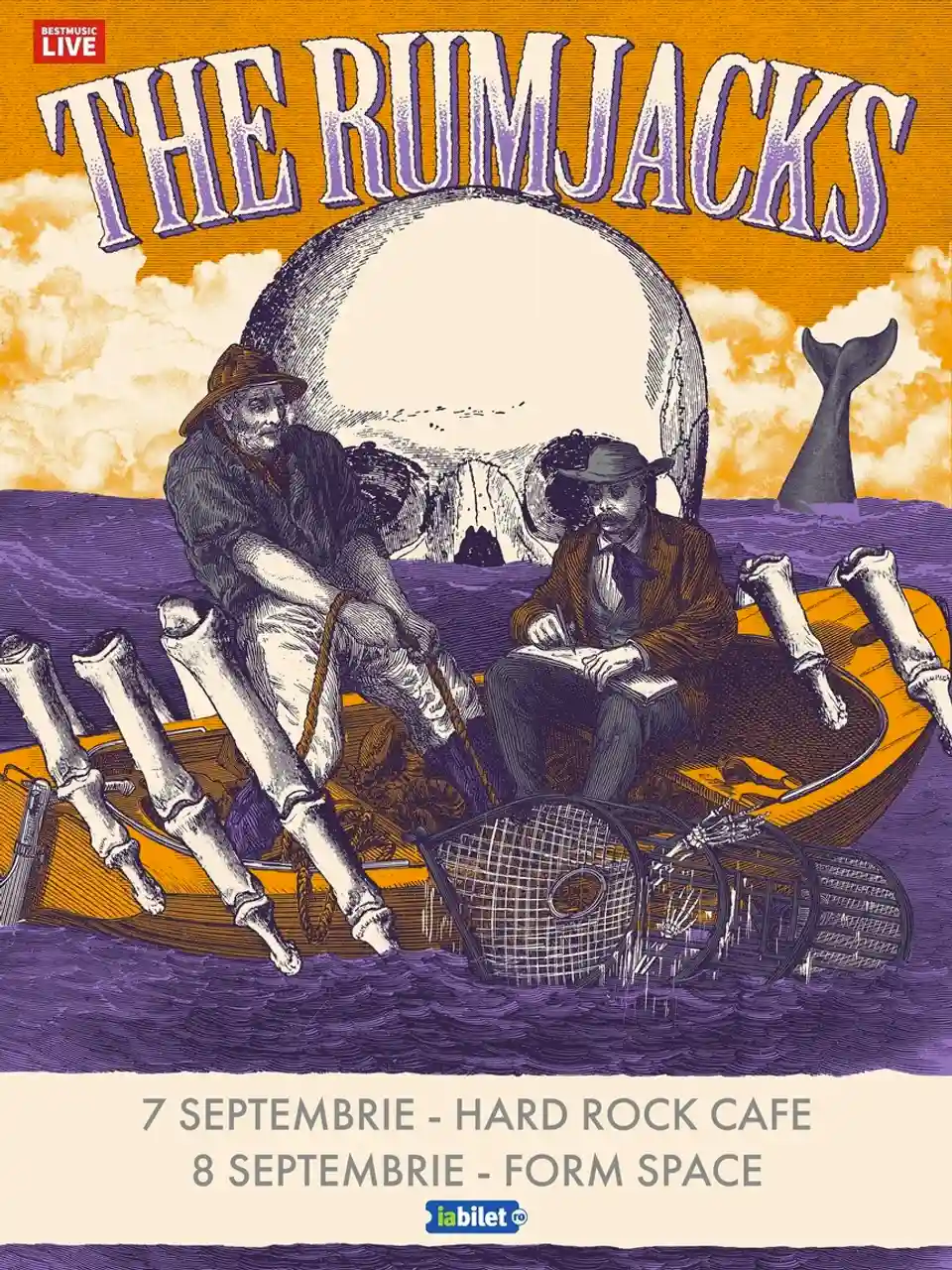The Rumjacks concertează la București și Cluj-Napoca