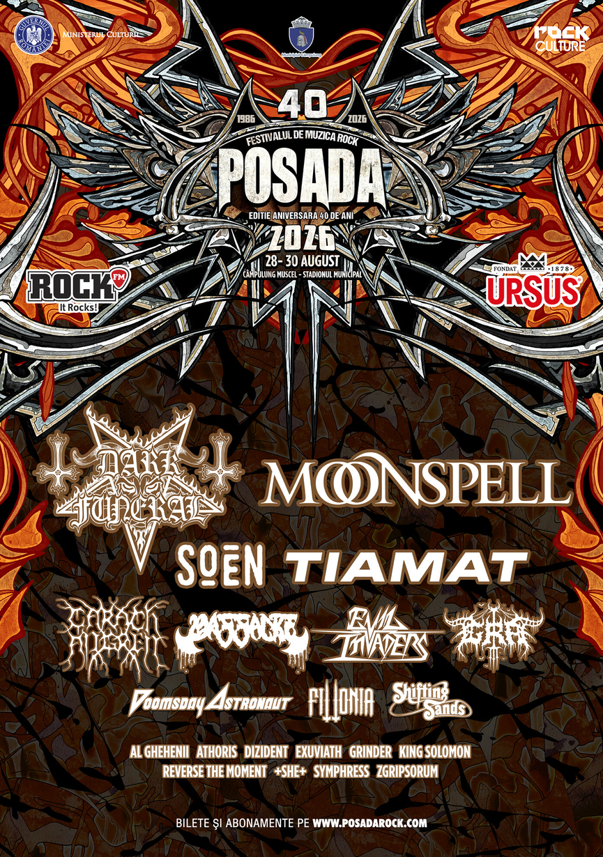 Posada Rock 2026: ediție aniversară la 40 de ani de la înființare