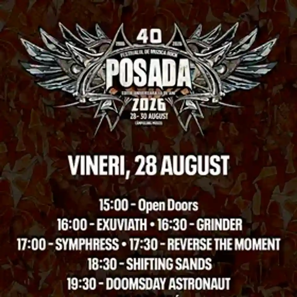 Posada Rock Festival 2026: Programul complet pe zile și ore