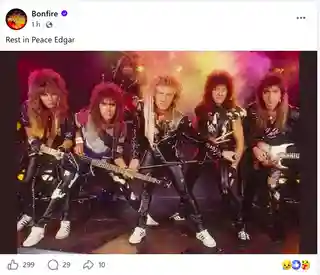 Edgar Patrik, fostul baterist al trupei Bonfire, a încetat din viață