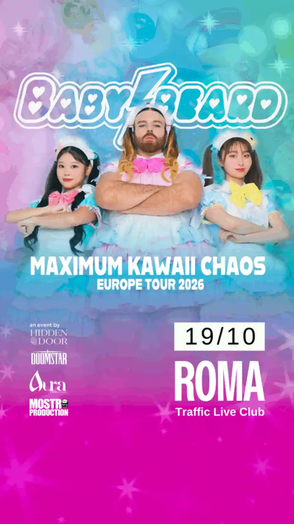 BABYBEARD anunță două concerte în Italia în octombrie 2026