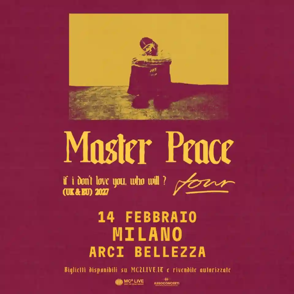 Master Peace anunță un concert la Milano în luna februarie 2027