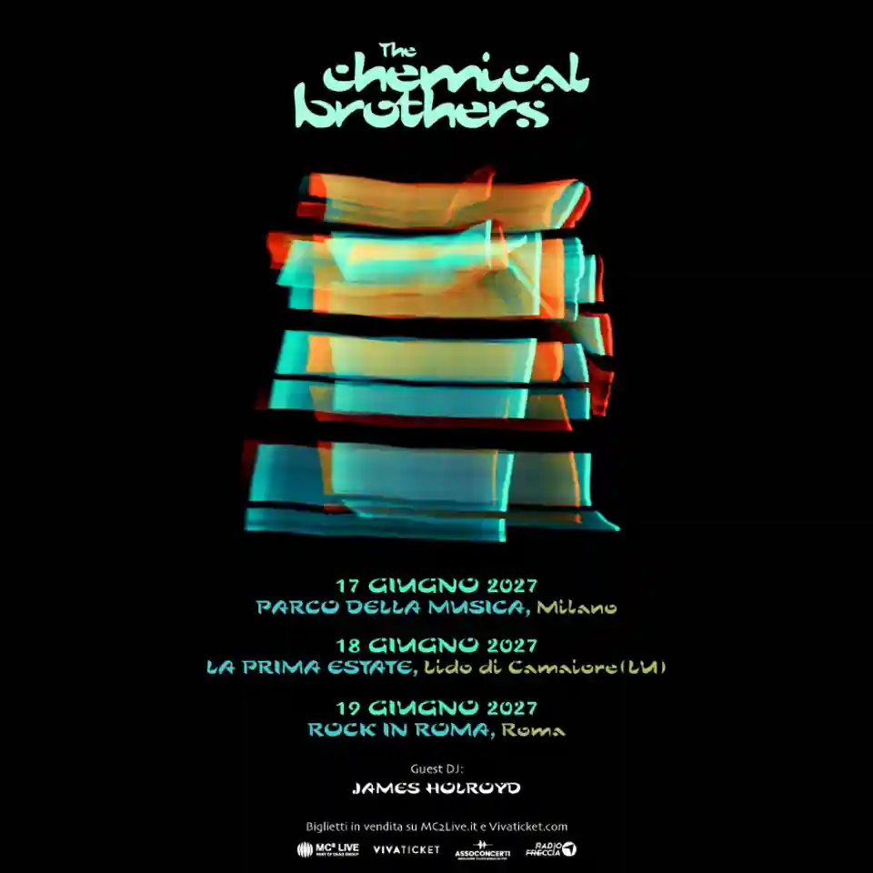 The Chemical Brothers anunță trei concerte în Italia pentru luna iunie 2027