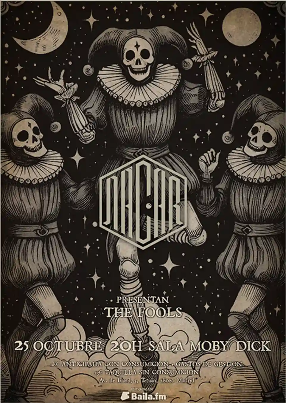 Nácar prezintă albumul „The Fools” printr-un concert la Madrid