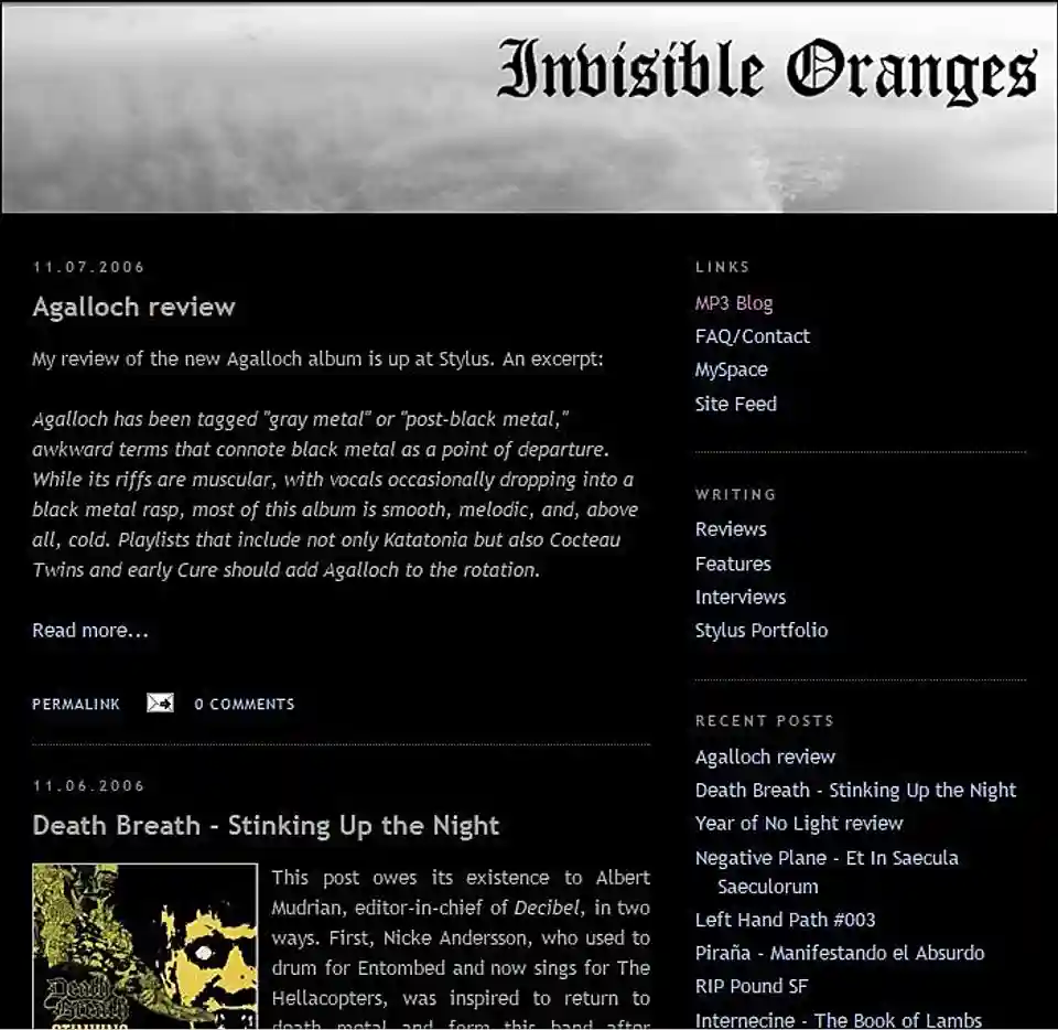 Interviu cu Cosmo Lee, fondatorul site-ului Invisible Oranges