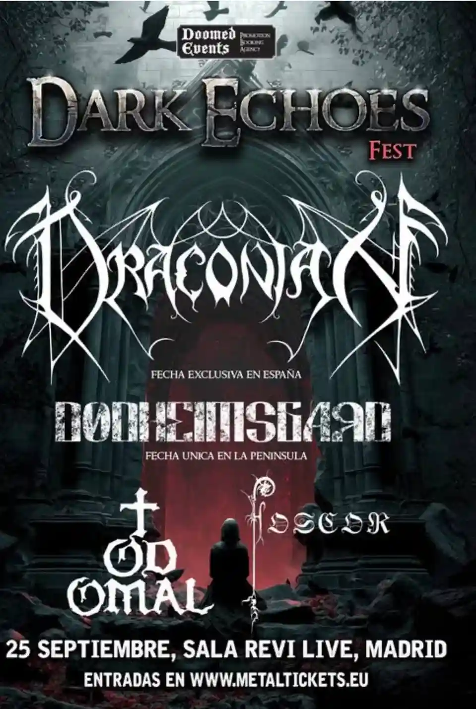 Draconian va concerta la Dark Echoes Fest în Madrid alături de Dødheimsgard