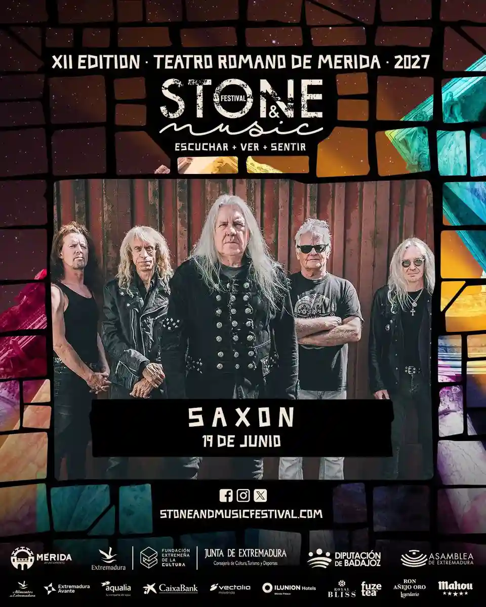 Saxon va concerta în premieră la Teatro Romano din Mérida