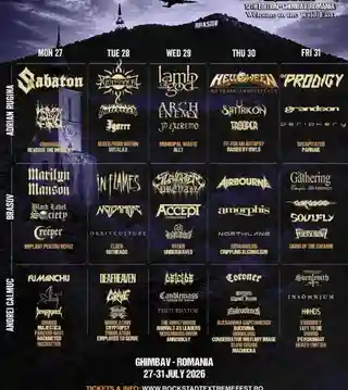 Însemnările lui Fulmineos de la Rockstadt Extreme Fest 2026