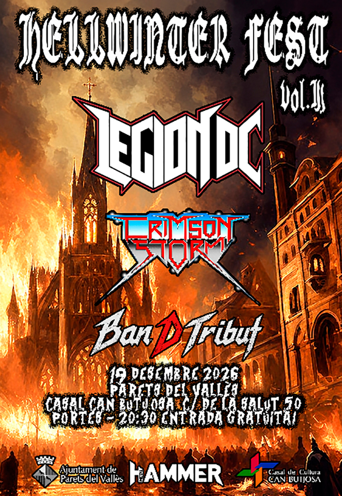 Hellwinter Fest 2026 va avea loc în Parets del Vallès cu Legion DC, Crimson Storm și Ban D