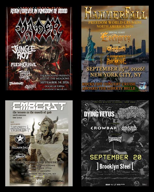 Vader, Hammerfall și Dying Fetus: concerte în perioada 14-20 septembrie