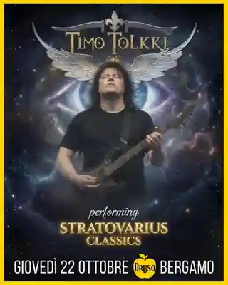 Timo Tolkki a concertat la Bergamo în cadrul unui turneu european