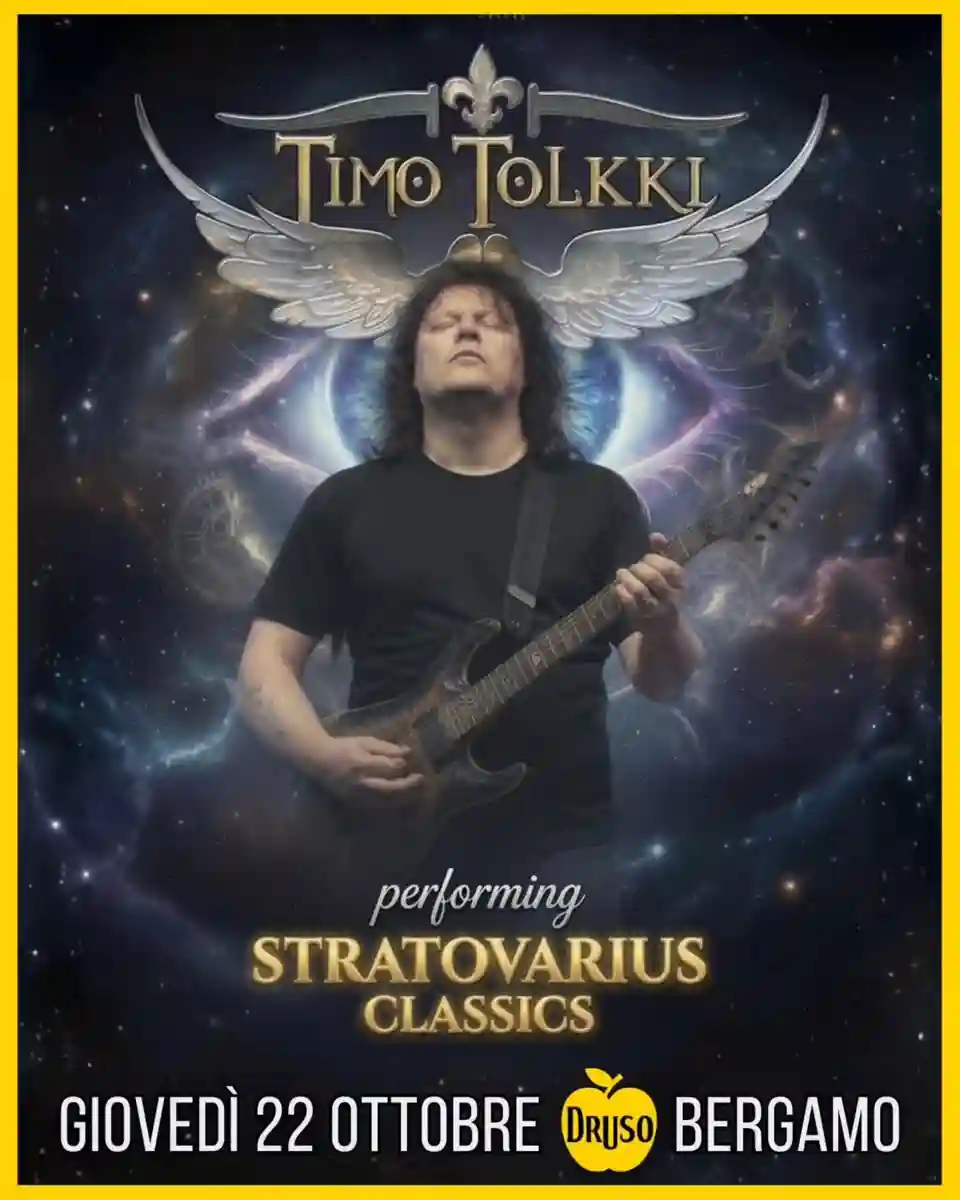 Timo Tolkki a concertat la Bergamo în cadrul unui turneu european