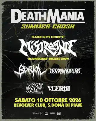 Festivalul Deathmania Summer Crash la Revolver Club
