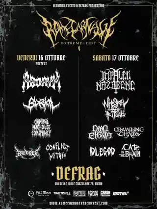 Festivalul Rome Carnage Extreme Fest 2026 își anunță detaliile oficiale