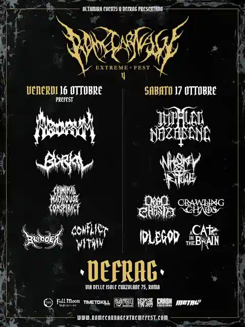 Rome Carnage Extreme Fest 2026