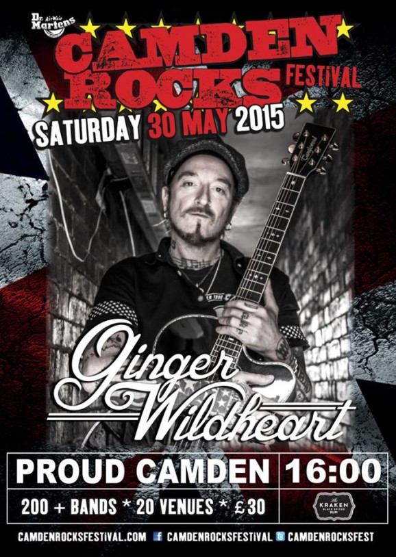 Interviu cu Ginger Wildheart despre proiectele sale muzicale și Camden Rocks